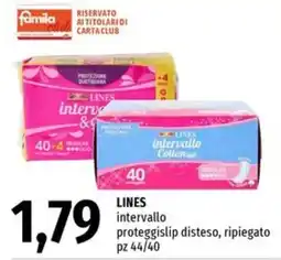 Famila Superstore Lines intervallo proteggi slip offerta