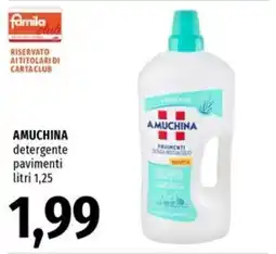 Famila Superstore Amuchina detergente pavimenti offerta