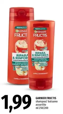 Famila Superstore Garnier Fructis shampoo/ balsamo assortito offerta