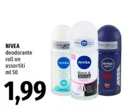 Famila Superstore NIVEA deodorante roll on offerta