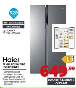 Comet Haier Frigo Side by Side HSR3918ENPG offerta