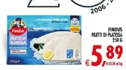 Deco Iperstore Findus filetti di platessa offerta
