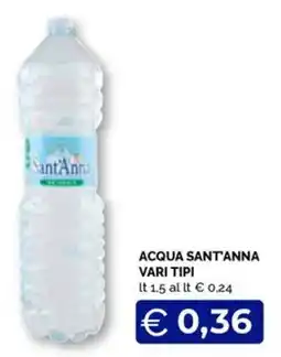 Maxisconto Acqua Sant'Anna offerta