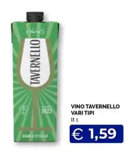 Maxisconto Vino Tavernello offerta