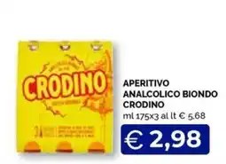 Maxisconto Aperitivo analcolico biondo Crodino offerta