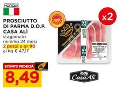 Alì Supermercati Prosciutto di Parma D.O.P. Casa Alì offerta