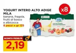 Alì Supermercati Yogurt intero alto adige mila offerta