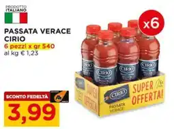 Alì Supermercati Passata verace Cirio offerta