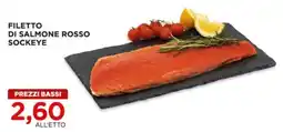 Alì Supermercati Filetto di salmone rosso sockeye offerta