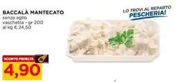 Alì Supermercati Baccalà mantecato senza aglio offerta