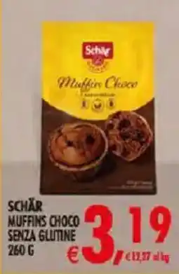 Deco Iperstore Schär muffins choco senza glutine offerta
