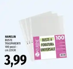 Famila Superstore Buste trasparenti Hamelin offerta
