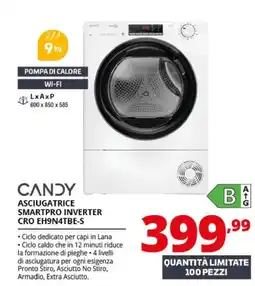 Comet Candy Asciugatrice Smartpro Inverter offerta