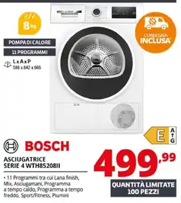 Comet Bosch asciugatrice serie 4 offerta