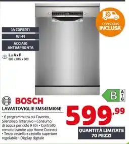 Comet Bosch lavastoviglie SMS4EMI06E offerta