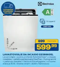 Euronics Bruno Lavastoviglie da incasso Electrolux offerta