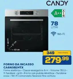 Euronics Bruno Forno da incasso Candy offerta