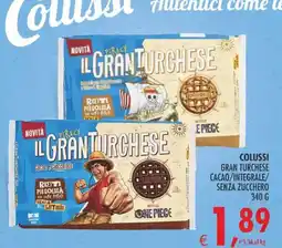 Deco Iperstore Colussi Gran Turchese Cacao/Integrale/Senza Zucchero offerta