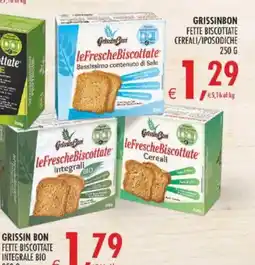 Deco Iperstore GrissinBon leFrescheBiscottate Cereali offerta