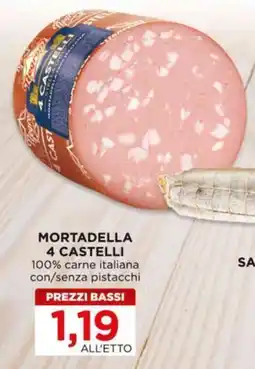 Alì Supermercati Mortadella 4 Castelli offerta