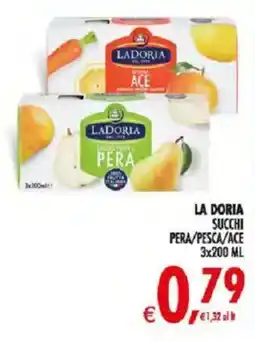 Deco Iperstore Ladoria succhi pera/pesca/ace offerta