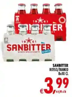 Deco Iperstore Sanbitter rosso/bianco offerta
