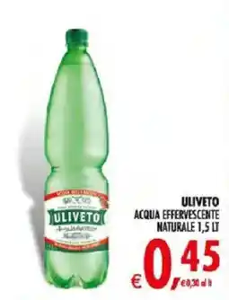 Deco Iperstore Acqua effervescente naturale Uliveto offerta