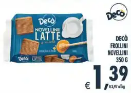 Deco Iperstore Decò Frollini Novellini offerta