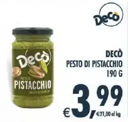 Deco Iperstore Decò pesto di pistacchio offerta