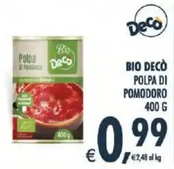 Deco Iperstore Bio Decò polpa di pomodoro offerta