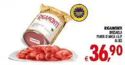 Deco Iperstore Rigamonti bresaola punta d'anca I.G.P. offerta
