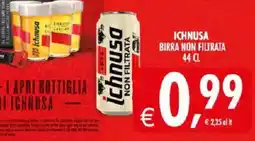 Deco Iperstore Ichnusa birra non filtrata offerta