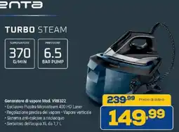 Euronics Bruno Penta Turbo Steam Generatore di vapore offerta