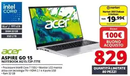 Comet Acer Aspire Go 15 offerta