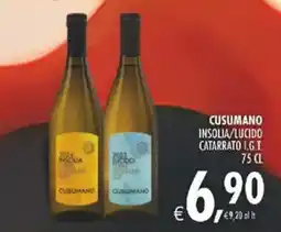 Deco Iperstore Cusumano Insolia/Lucido Catarrato I.G.T. offerta