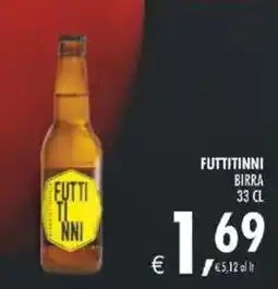 Deco Iperstore Futtitinni birra offerta