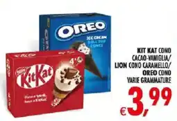 Deco Iperstore KitKat cono cacao-vaniglia offerta