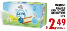 Deco Iperstore Mancuso biscottini senza zucchero vaniglia/cacao offerta
