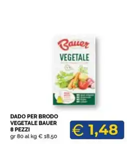 Maxisconto Bauer Dado per brodo vegetale offerta