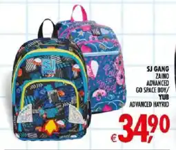 Deco Iperstore SJ Gang Zaino Advanced Go Space Boy/YUB Advanced Hayrid offerta