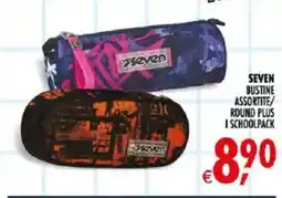 Deco Iperstore Seven bustine assortite/round plus i schoolpack offerta