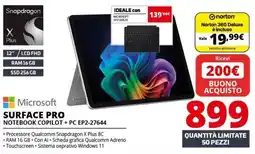 Comet Microsoft Surface Pro Notebook Copilot offerta