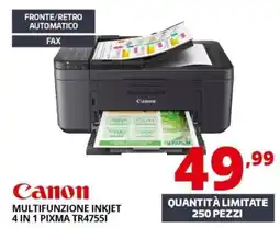 Comet Canon Multifunzione Inkjet 4 in 1 Pixma TR4755i offerta