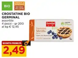 Alì Supermercati Crostatine bio Germinal offerta