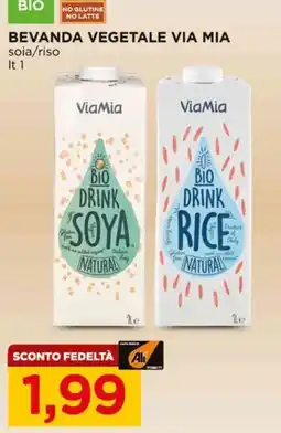 Alì Supermercati Beveranda vegetale Via Mia offerta