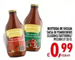 Deco Iperstore Bottega di Sicilia salsa di pomodorino offerta