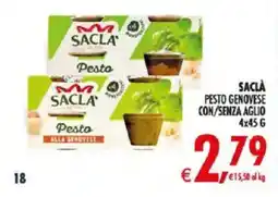 Deco Iperstore Saclà Pesto Genovese offerta