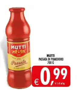 Deco Iperstore Mutti Passata di Pomodoro offerta