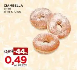 Alì Supermercati Ciambella offerta