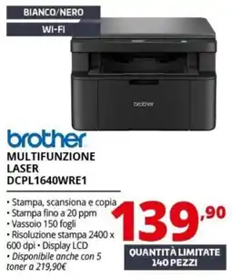 Comet Brother multifunzione laser offerta